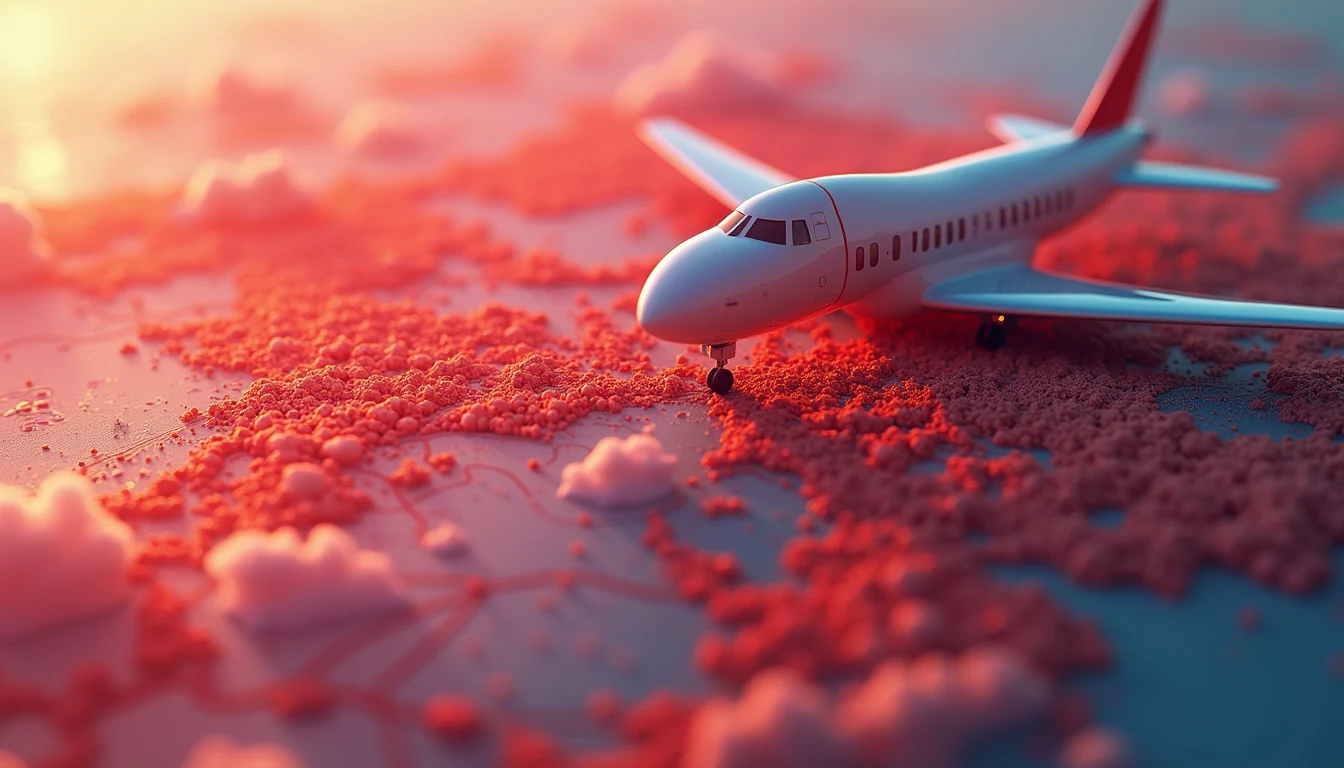 Close-up view of aviation weather charts and flight planning tools